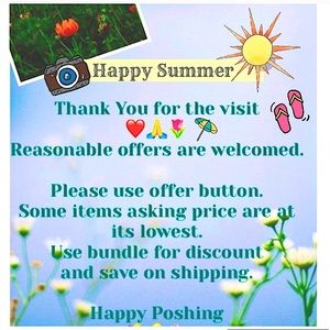 Summer is here, enjoy and happy Poshing. ☀️🏝🏖🏕